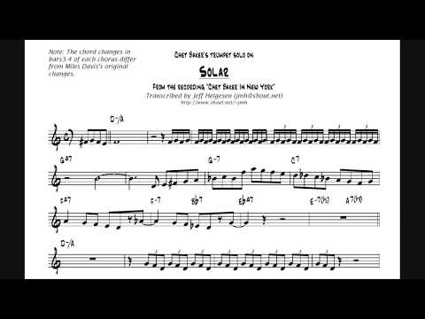 Solar - Chet Baker