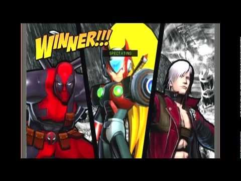 Ultimate Marvel vs Capcom3 online fights to the death part 3.5. Deadpool takes the cake!