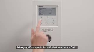 Az Aquarea hőszivattyú energiafelhasználásának ellenőrzése