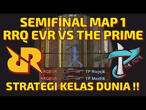 SEMIFINAL PBNC2019 MAP 1 !! RRQ EVR VS THE PRIME !! STRATEGI KELAS DUNIA !! - POINTBLANK INDONESIA