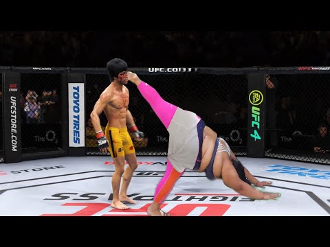 UFC4  Bruce Lee vs Emely Cein EA Sports UFC 4