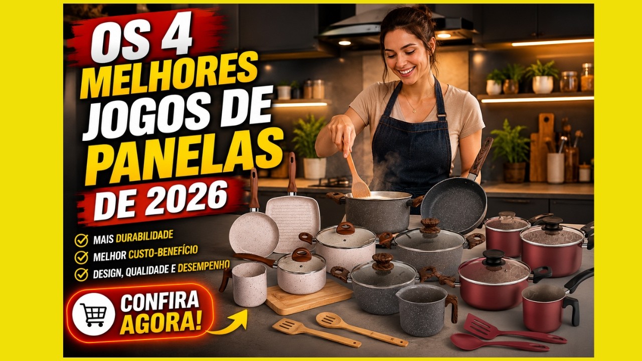 🔥 Os 4 Melhores Jogos de Panelas de 2026! Vale a Pena?
