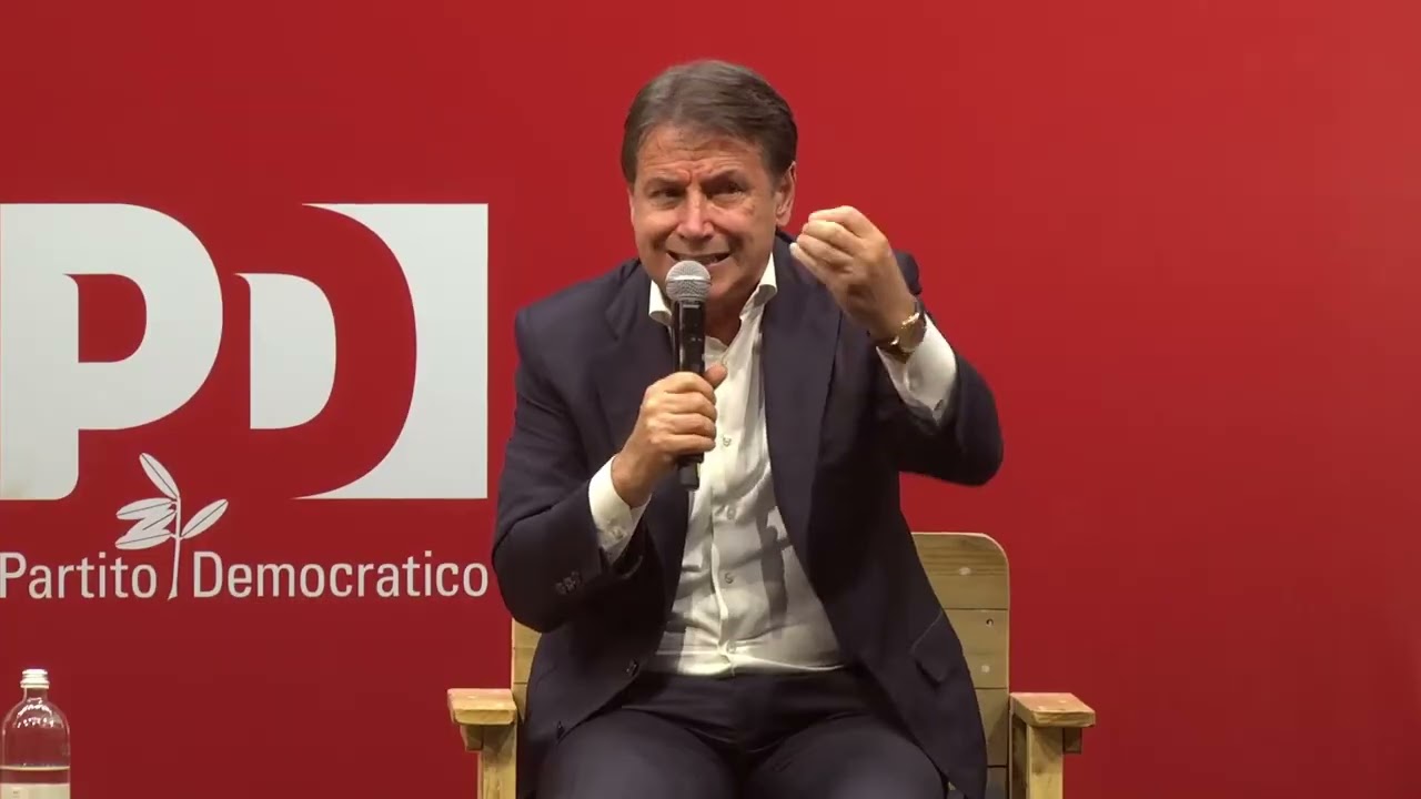 INTERVISTA A GIUSEPPE CONTE ALLA FESTA DELL’UNITÀ DI REGGIO EMILIA