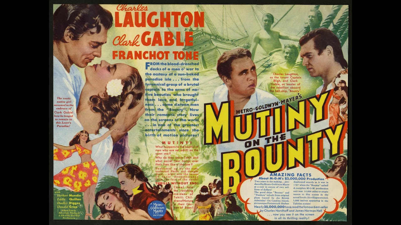 "Mutiny on the Bounty (La tragedia de la Bounty)" (1935). HERBERT STOTHART