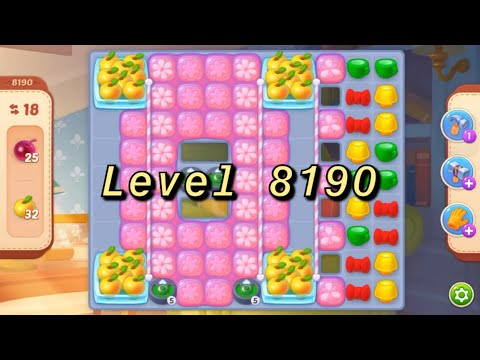 HOMESCAPES🏡 Level 8190 (🍒 Cherries n fruits🍌 )