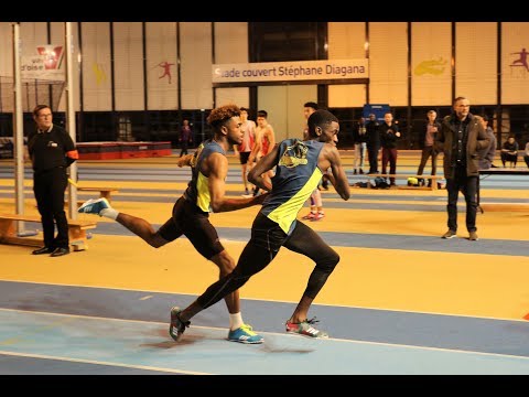 4 x 200m - Salle / JUM - FINALE 1 Championnats IDF en salle Cadets Juniors EAUBONNE - 11/02/2018