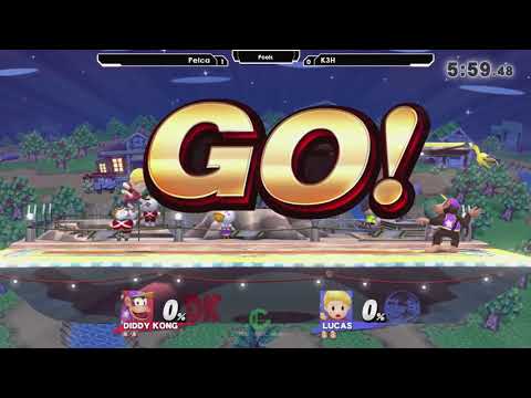 Smash 4: Pelca (Diddy Kong) V K3H (Lucas) - Ascendance 100 Tournament SSB4