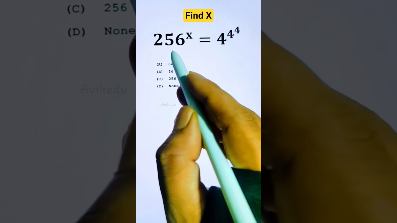 Very nice exponent math question #shorts #maths #exponents #mathematics