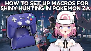 How to setup macros on the 8BitDo pro 3 controller for shiny hunting in Pokémon legends ZA