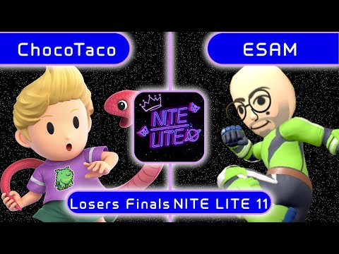 NITE LITE 11 - ChocoTaco (Lucas) vs ESAM (Mii Brawler) - Losers Finals