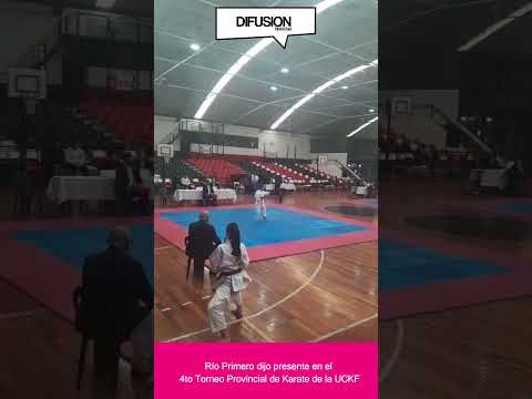 Río Primero dijo presente en el 4to Torneo Provincial de Karate