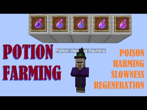 SciSyf - POTION Farm using Witches - Minecraft