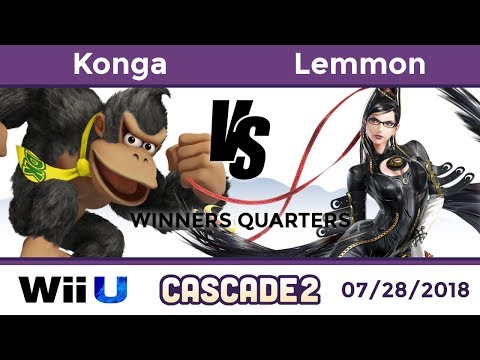 Cascade 2 Singles: Winners Quarters - Konga (Donkey Kong) vs Lemmon (Bayonetta, Zero Suit Samus)