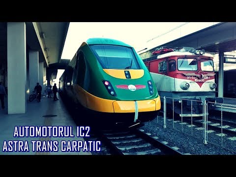 Automotorul IC2 - Astra Trans Carpatic, în stația Arad | (IC2 DMU in Arad Station)