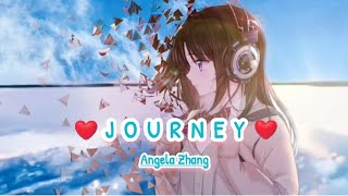 LYRICS - JOURNEY | ANGELA ZHANG | SOUNDTRACK AT THE DOLPHIN BAY ( lirik dan terjemahan )