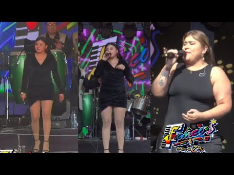 Los Francos Con Su Nueva Vocalista Leyla Santizo En Cabrican Quetzaltenango 7 De Marzo 2,024.