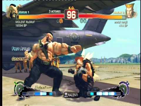 SSF4 VIOLENT RuSKoF (Zangief) vs metal vergil (Guile)