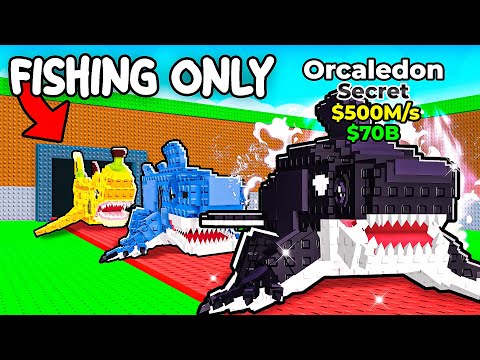 $0 To $1 Trillion Using FISHING ONLY Brainrots!