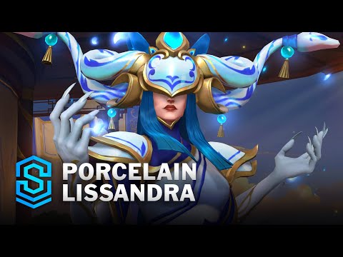Porcelain Lissandra Wild Rift Skin Spotlight