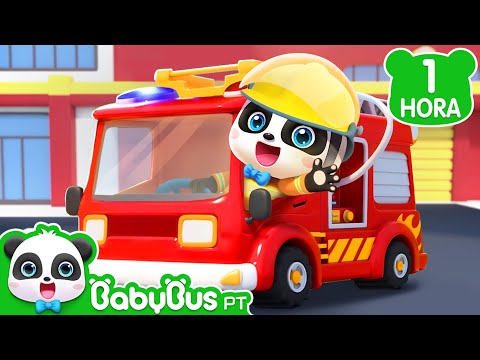 Bombeiros ao Resgate 🧑‍🚒🚒 | 1 HORA DE BABYBUS | +Completo | Músicas Infantis em Português