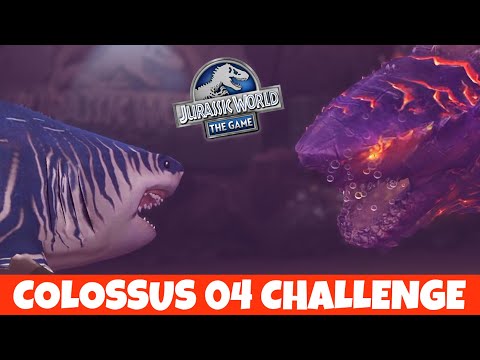 How Far Can I Get? | Colossus 04 Boss Challenge | Jurassic World The Game