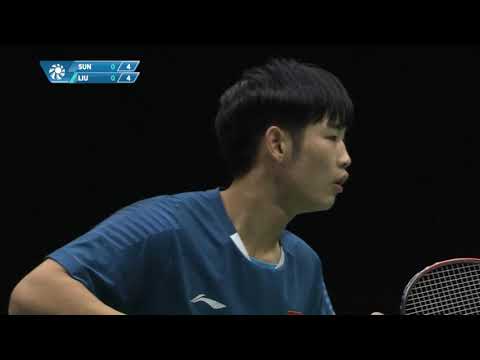 Men’s singles final | Sun Feixiang (CHN) v Liu Haichao (CHN) | Scottish Open 2018 - Day 4