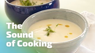Chilled Coconut Corn Soup // The Sound of Cooking Video // Delicious and Easy Chilled Corn Soup