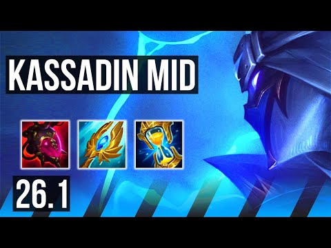 KASSADIN vs VEL'KOZ (MID) | 58K damage | EUW Master | 26.1
