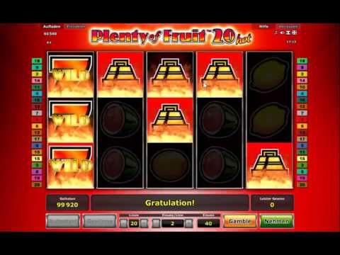 Plenty of Fruit 20 Hot kostenlos spielen - Novoline / Novomatic