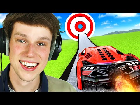 Rocket Car Vs Impossible Target!