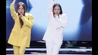 Download lagu 王霏霏 Wang Feifei and Meng Jia 孟佳 dancing Hush by Miss A 미쓰에이 on Day Day Up 天天向上 #shorts mp3