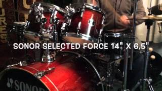 Frank Vidal - Sonor Force 3005 Full Maple/ Force Selected/ Force 2007 Birch Snares