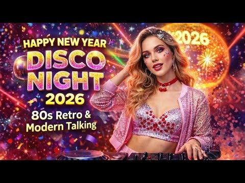 🎆 Happy New Year 2026 🎆 Disco New Year Nonstop Mix | 80s Retro Disco & Modern Talking Style