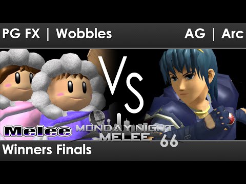 MNM 66 Melee - PG FX | Wobbles (ICs) vs AG | Arc (Marth) - Winners Finals