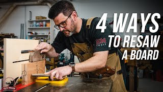 4 Ways to Resaw a Board - Essential Skills in Woodworking