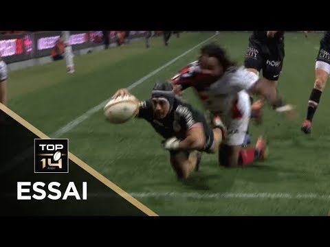 TOP 14 - Essai Cheslin KOLBE (ST) - Toulouse - Toulon - J13 - Saison 2018/2019