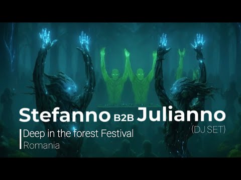 Stefanno B2B Julianno - Epic Live DJ SET @ Deep In The Forest Festival - Romania 2025 / 1st Part