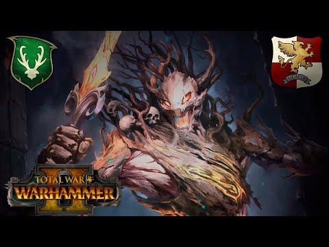 WayStalker's Vs Wulfhart. Wood Elves Vs Empire. Total War Warhammer 2, Multiplayer