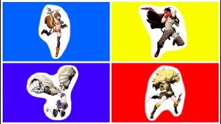 BlazBlue: Cross Tag Battle - Multi Character Combo Video #5 (Makoto, Akihiko, Mika, Yang)