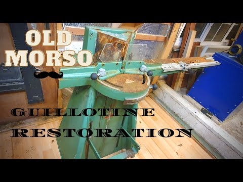Guillotine Restoration - Morso Mitre Guillotine