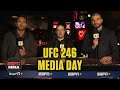 Biggest takeaways from UFC 246 Media Day | ESPN MMA