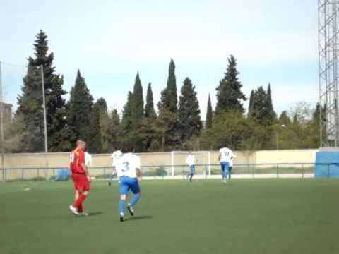 34 minutos. Ahmed anota el 2-0 para el Vallecas B