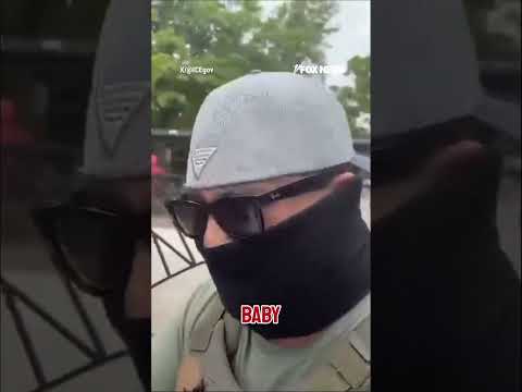 ICE agents spotted cleaning up DC streets: 'Taking America BACK baby!' #shorts #foxnews #us