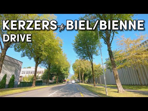Kerzers to Biel/Bienne - Scenic Drive - Switzerland