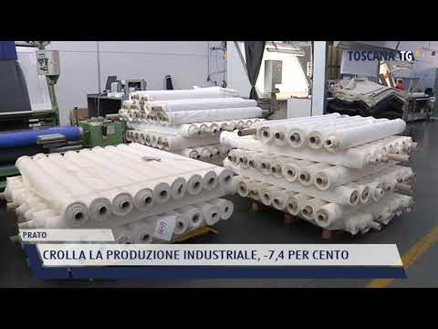 2021-05-07 PRATO - CROLLA LA PRODUZIONE INDUSTRIALE, -7,4 PER CENTO