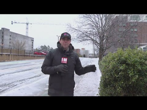 Slushie roads in Athens-Clarke County