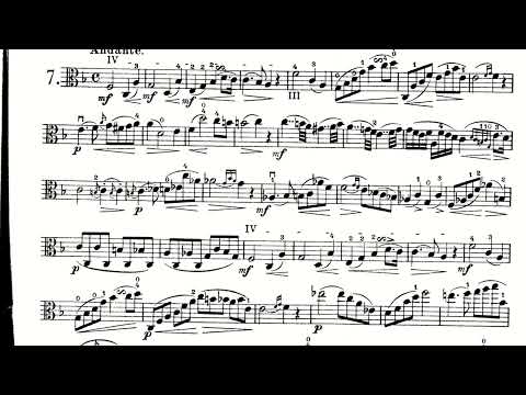TMEA 2023-2024: Jacques Mazas - Etude No. 7 for Viola (Score)