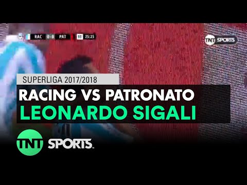 Leonardo Sigali (1-0) Racing vs Patronato | Fecha 20 - Superliga Argentina 2017/2018