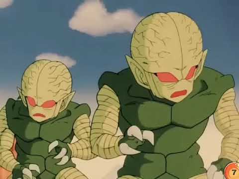 la pelea de los GUERREROS Z contra VEGETA y NAPPA