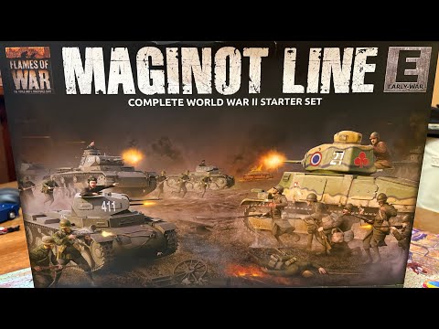 REVIEW - Flames of War Maginot Line Starter Set